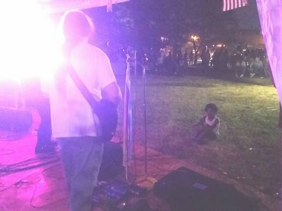 Rocking Outside The Little Guy Loved Us So did Our Fans