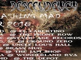 Death Thrashing Mad Tour 2018 - Banner