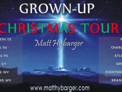Inaugural Grown Up Christmas Tour..would love to do that many cities this year.. BOOK NOW!