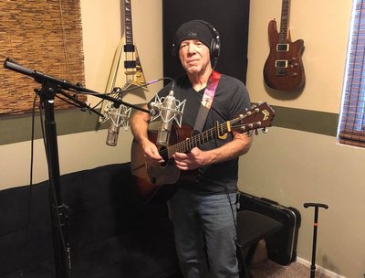 Catching my breath at FTR recording studio in Denver