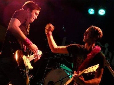 Solos and punches go hand in hand on stage! 
