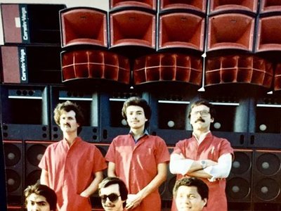 This is part of the system I co-designed in 1980-81 for use in stadiums with Menudo,Chayanne,etc....