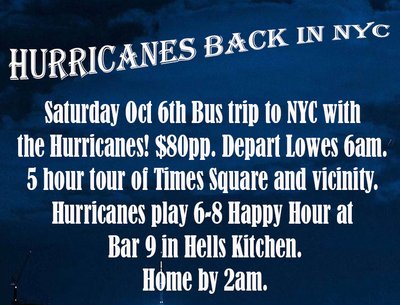 NYC Oct 6th, Bar 9 Hell's Kitchen