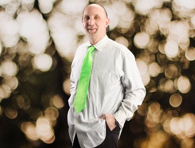 Paul Arow with Green Tie