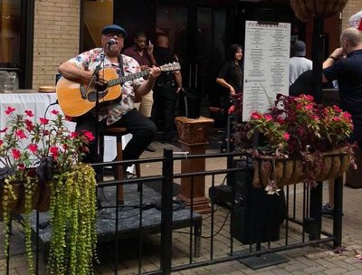Playing at the Pickwick and Frolic club on E 4th Street in downtown Cleveland