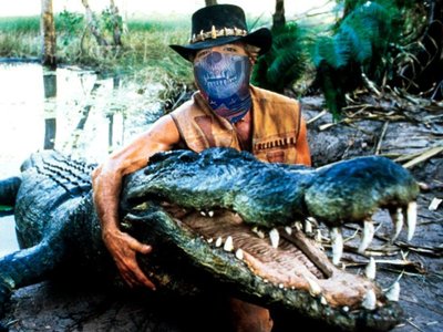 Crocodile in the swamp watch me turn DunDee, chop his up and serve'em to the Trump Team