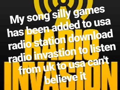 My song silly games has been added to usa radio station download radio invastion to listen uk to usa