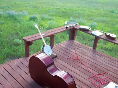 At our cabin in the mountains of central Idaho