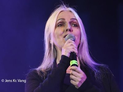 Elin Brimheim Heinesen at Summarfestivalur in KlaksvÃ­k 2018. Photo: Jens Kr. Vang