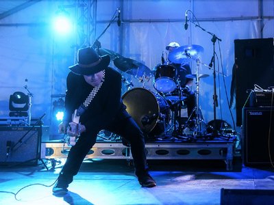 Gerry Joe Weise, Mitchell Creek Rock N Blues Fest 2018. (photo Mike Wotton)