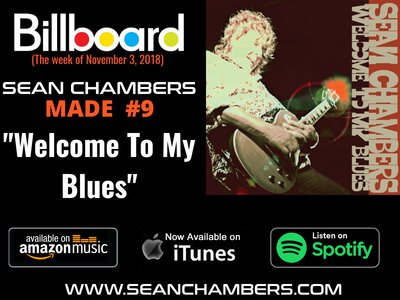 "Welcome To My Blues" hits #9 on the Billboard Blues Charts!