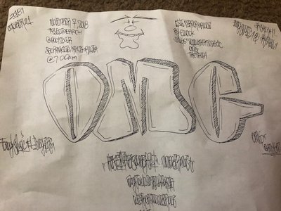 Omg Logo and some riding all wrote by Enock