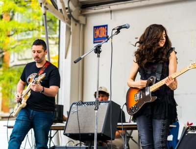 Neal Blumberg and Rachel McCullough at the 2018 NJ Disability Pride Parade and Celebration