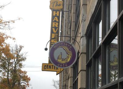 Moon Java Cafe, Batavia, NY, where Paul Levinson recorded 8 songs at Old Bear Studios, Oct-Nov 2018