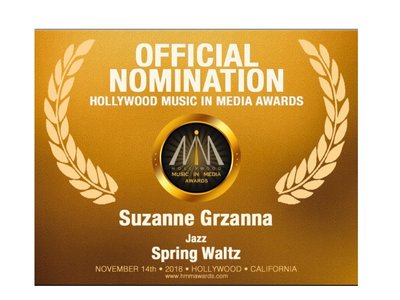 2018 Hollywood Music and Media Award Nomination