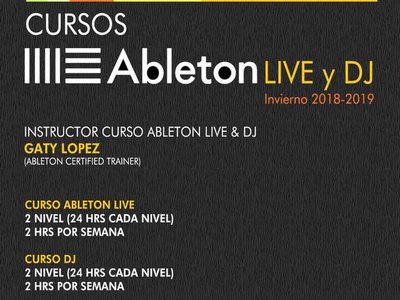 Ibiza Ableton Live - Dj Course 2018/2019 - info@djgatylopez.com