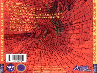 Red Fly Nation CD back cover