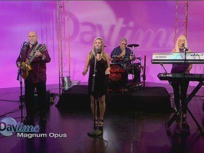 Magnum Opus - Tampa, Florida Band at WFLA News Channel 8 Daytime TV - Original Song Methusela Tree