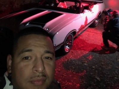 Here with Chino Blastem & Rappin Rach music video shoot "You Can Catch Me In The Streets" 