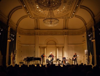 Grant Maloy Smith and band playing Carnegie Hall, November 2018