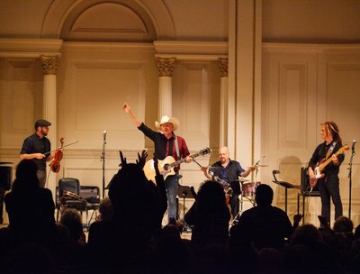 Grant Maloy Smith and band receive a standing ovation at Carnegie Hall, November 2018