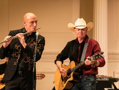 Grant Maloy Smith and Wouter Kellerman at Carnegie Hall, November 2018