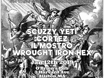 Flyer for our 1/12/19 show at Obrien's Pub