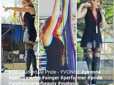 Performing at Pride
