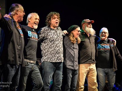 With the great promoters Theo & Martin Brouwers of "Keeping The Blues Alive" Netherlands 2018