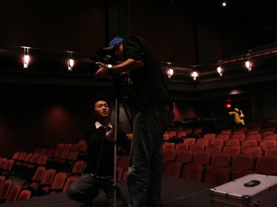 Camera A gets more attention from Artistic Director Stephen Cullen and DoP Jon T