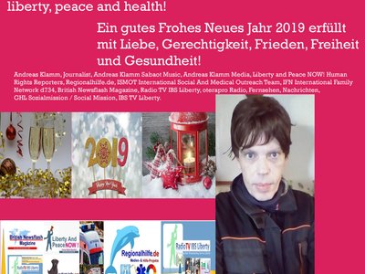 A Happy New Year 2019 filled with love, joy, peace and liberty