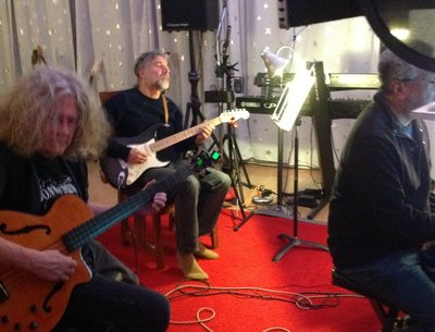 At Ashton Lane Studio recording our new songs!