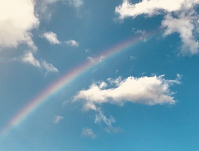 This rainbow appeared on the first day of move-in to Georgia