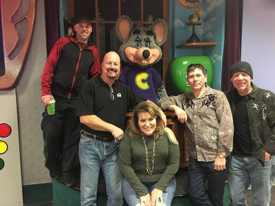 You never know who's going to show up at Chuck E Cheese's :)