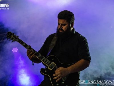 SANGRE guitarist, Mike Reyes shredding @ Bloodstock 2018 (UK)