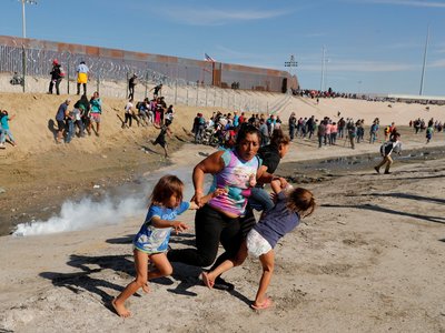 At The Border Wall