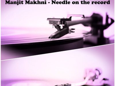 Needle on the record cover