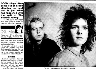 Choice... Stan / Katrina 1986