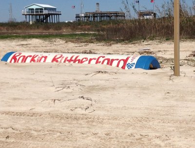 we met a shrimper at Rutherford Beach