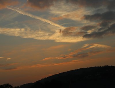When the day is at it's most crazy, the sunset is a sight to behold. 