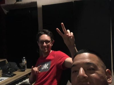 In The Studio With Bradley Radium Media He Mixed And Mastered "Hustling For The Money"