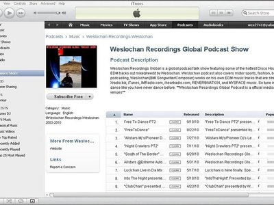 My podcast show on iTunes, note the popularity meter on most the episodes :-), yaa somone listening