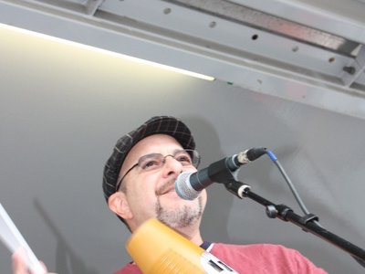 Gonzo singing "Oye Como Va" AMDF Washington DC