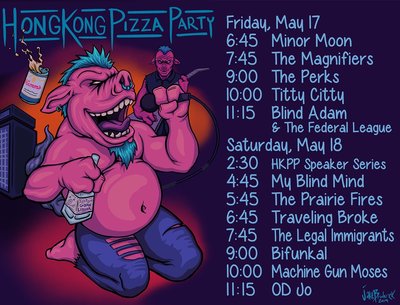May 17-18 : Hong Kong Pizza Party (see event)