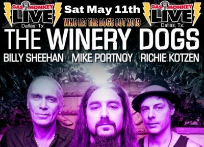 The Winery Dogs Mayy 11th Gas Monkey Live Dallas, Tx.