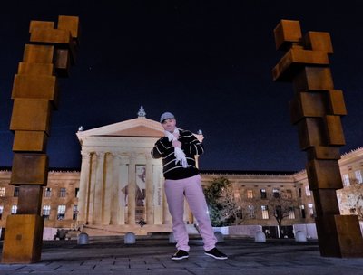 FROM THE FRONT OF PHILADELPHIA ART MUSEUM, A DREAM OF #1 COMES TRUE...