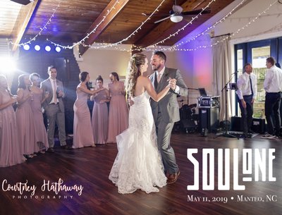 Wedding in Manteo on 5/11/19 (Ceremonial Solo Guitar, 4-piece band + DJ Services)