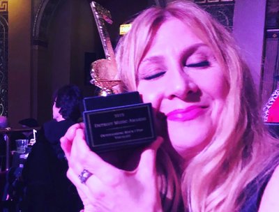 I won! Outstanding Rock/Pop Vocalist at the Detroit Music Awards 2019