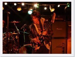 G Lynch @ soundcheck. We opened.