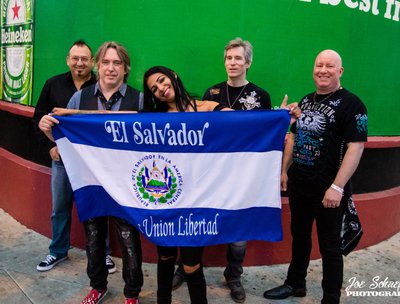 With fan at Whisky A Go Go 2019. 